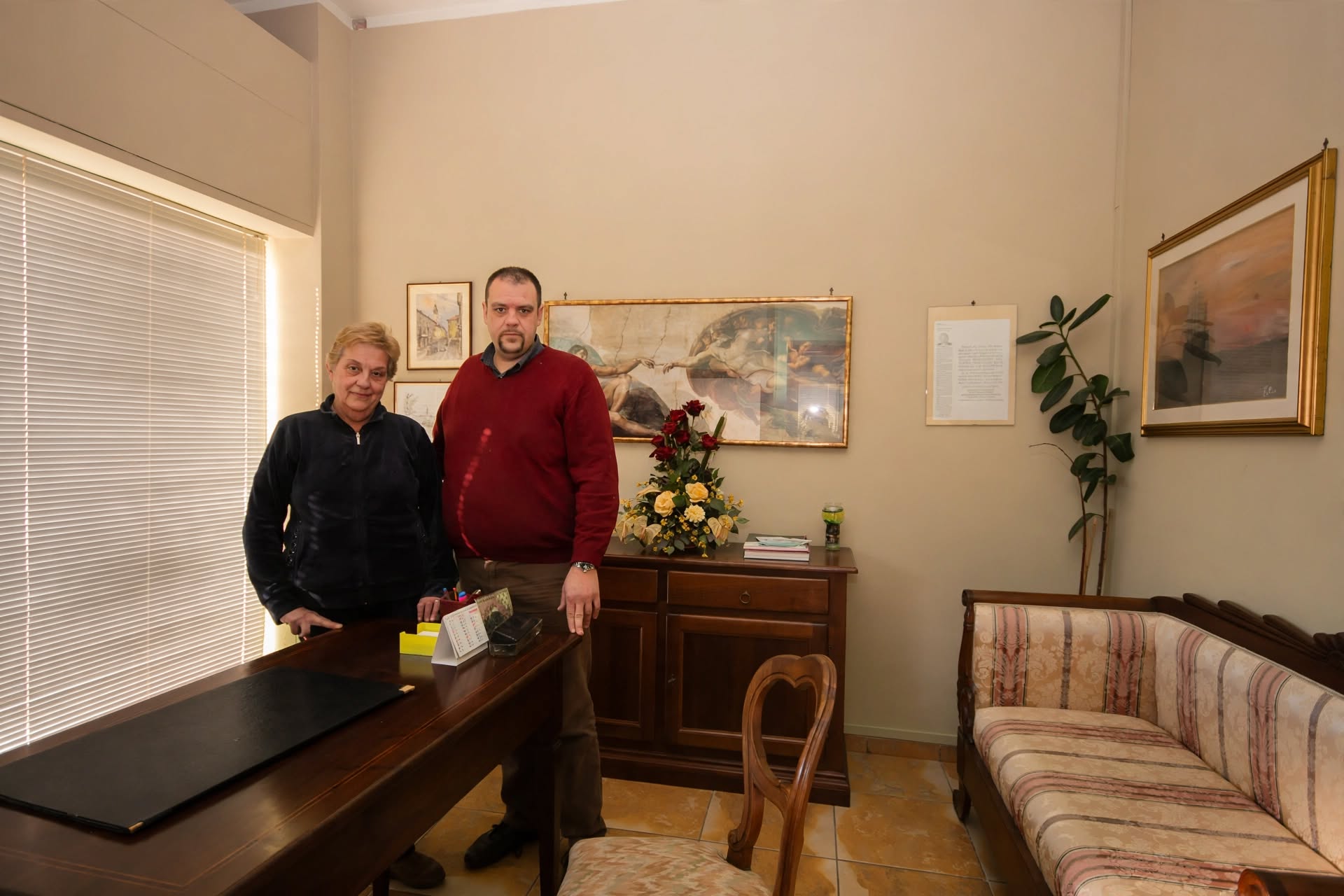 Umberto e mamma Rosenza